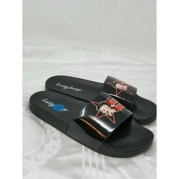 Betty Boop ladies Sandal Slides  size 10 - Picture 2 of 6